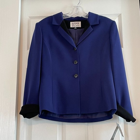NEW Kasper  Two Piece Suit Size, 8 Petite - Picture 1 of 2